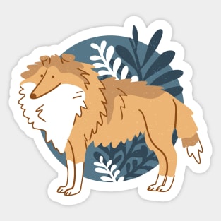 Rough Collie Sticker